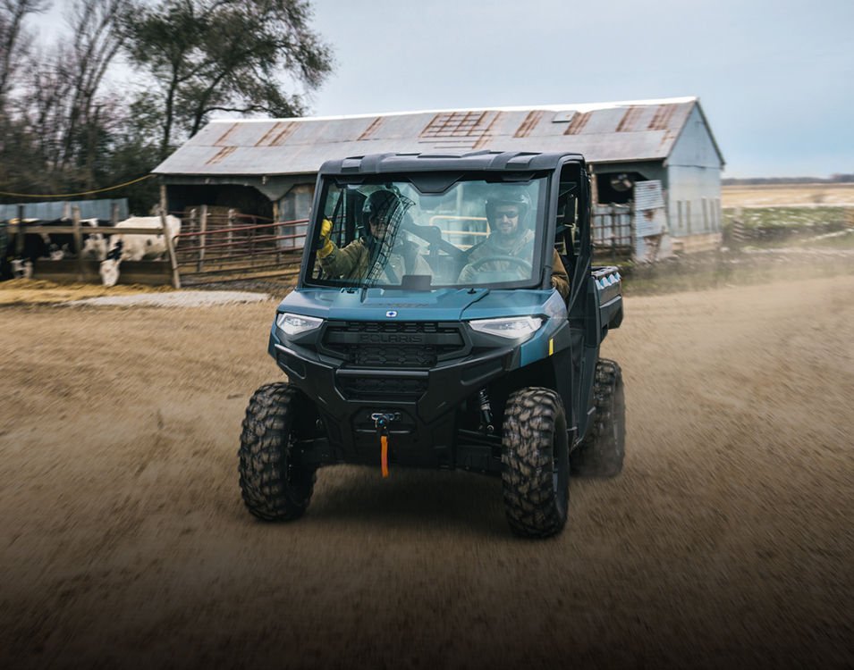 2025 Polaris RANGER CREW XP 1000 PREMIUM 6 SEAT SUNSET RED