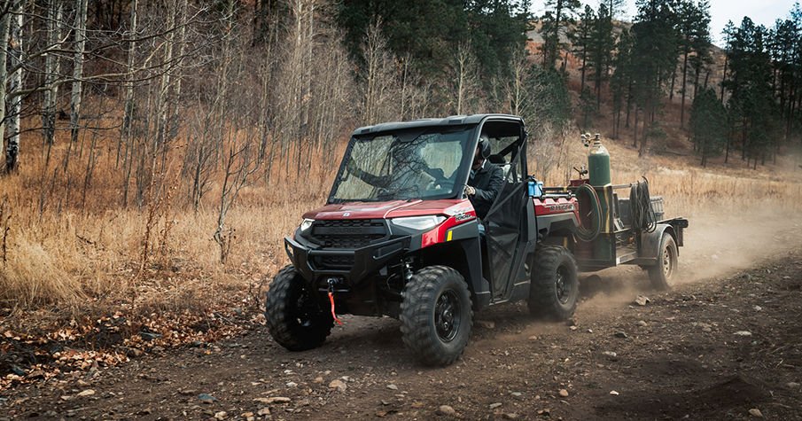2025 Polaris RANGER CREW XP 1000 PREMIUM 6 SEAT SUNSET RED