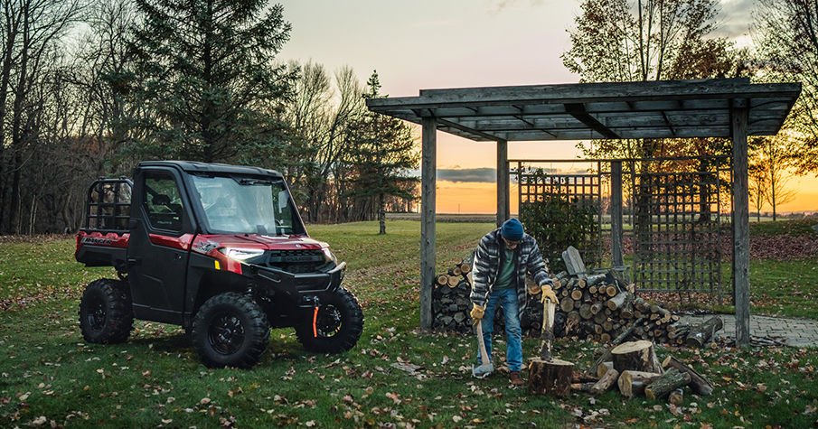 2025 Polaris RANGER CREW XP 1000 NORTHSTAR EDITION ULTIMATE 6 SEAT SUNSET RED