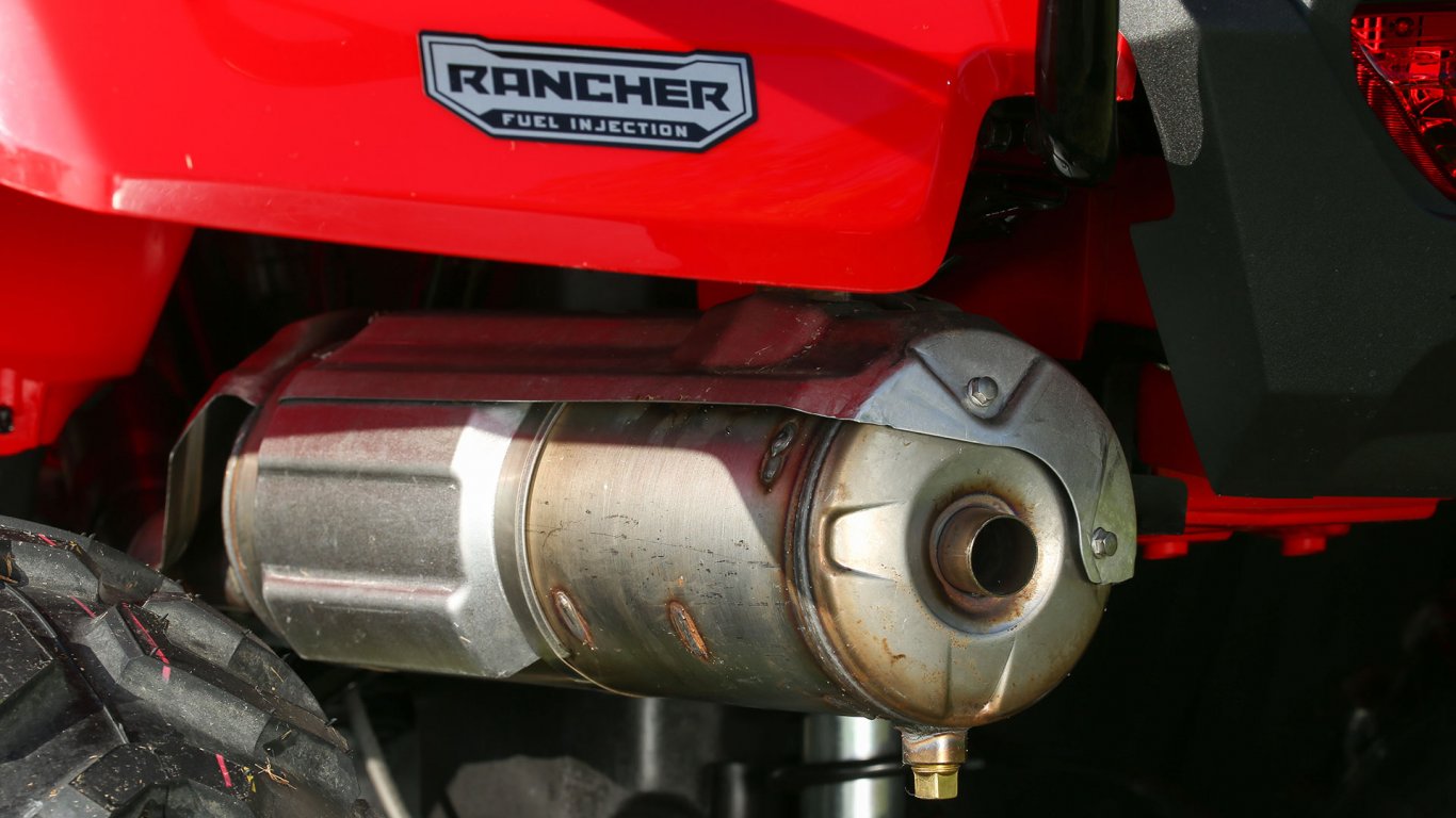2022 Honda TRX420 Rancher PATRIOT RED