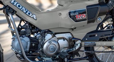 2025 Honda Trail 125 Standard Pearl Smoky Grey