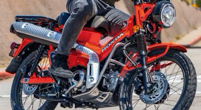 2025 Honda Trail 125 Standard Pearl Smoky Grey