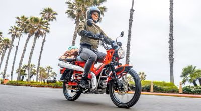 2025 Honda Trail 125 Standard Pearl Smoky Grey