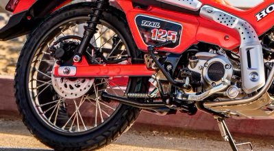 2025 Honda Trail 125 Standard Pearl Smoky Grey