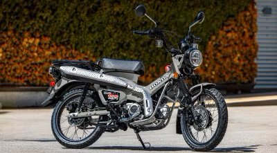 2025 Honda Trail 125 Standard Pearl Smoky Grey