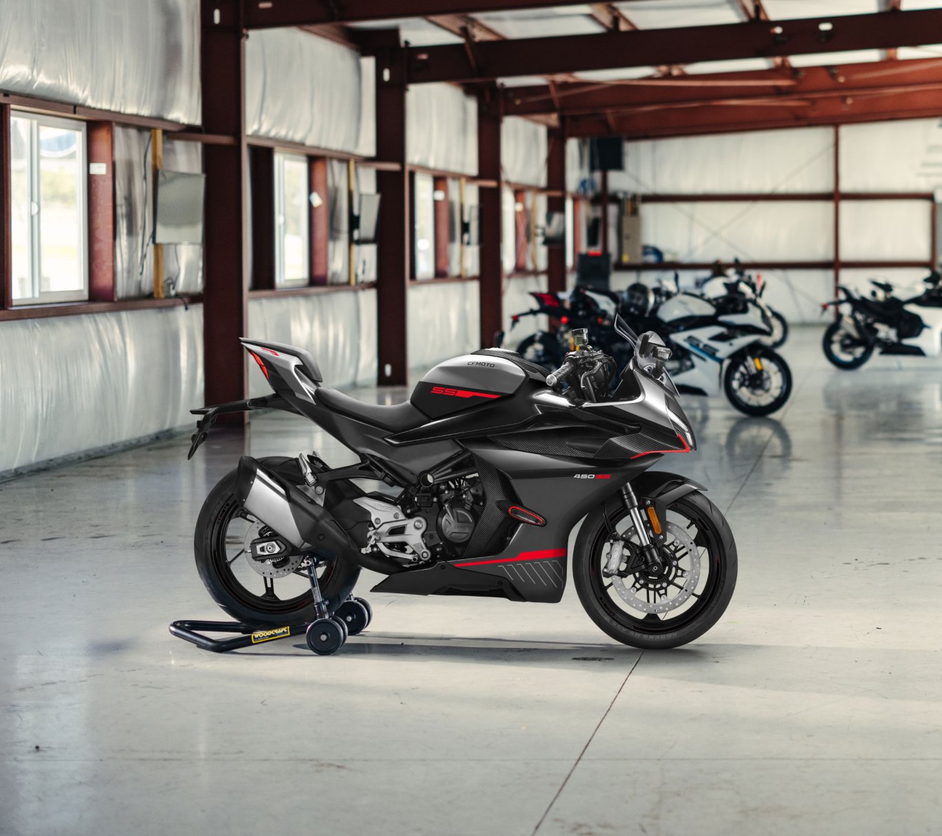 2025 CFMOTO 450SS Zircon Black