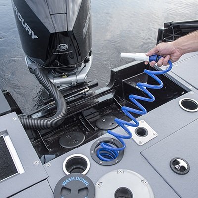 2025 Princecraft Platinum 220 Platinum gris métallisé (accent rouge)