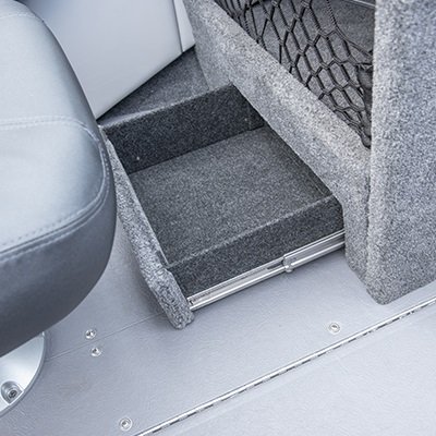 2025 Princecraft Platinum 220 Platinum gris métallisé (accent rouge)