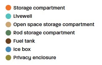 2025 Princecraft Platinum 220 Platinum metallic blue (blue accent)