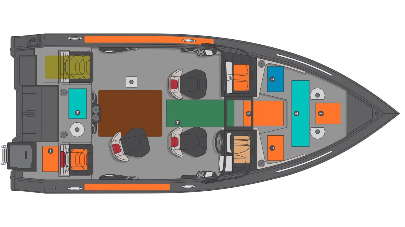 2025 Princecraft Platinum 200 Platinum metallic red (red accent)