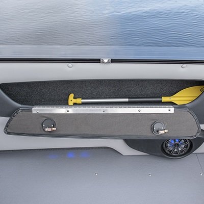 2025 Princecraft Platinum 190 Gris métallisé platine (accent rouge)