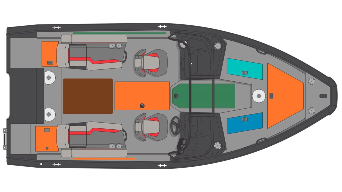2025 Princecraft Sport 188 Blue (blue accent)