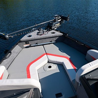 2025 Princecraft Sport 175 Anthracite grey (red accent)