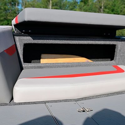 2025 Princecraft Sport 175 Anthracite grey (red accent)