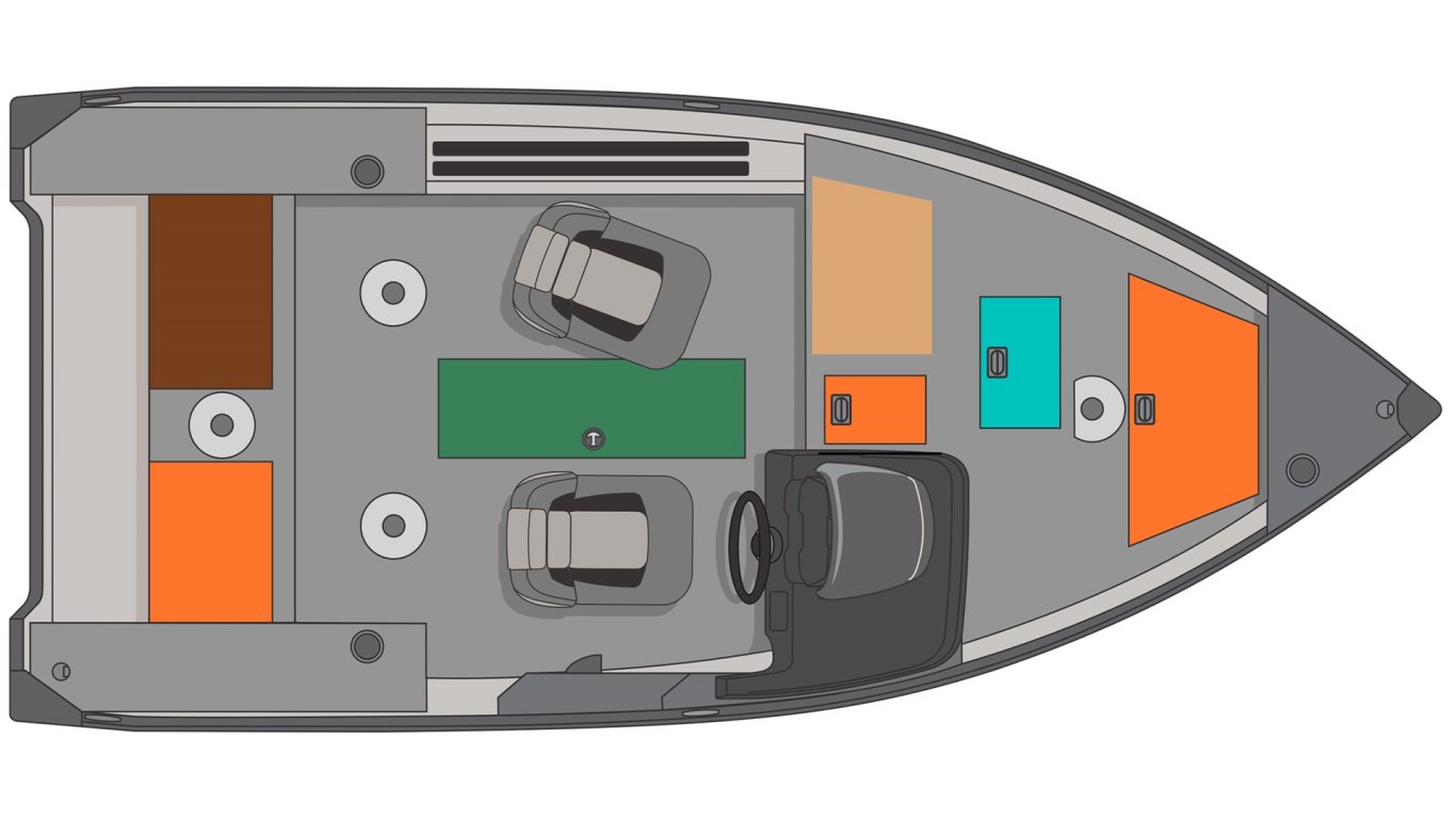 Ensemble de décalcomanies supérieures Princecraft Amarok 166 SC 2025