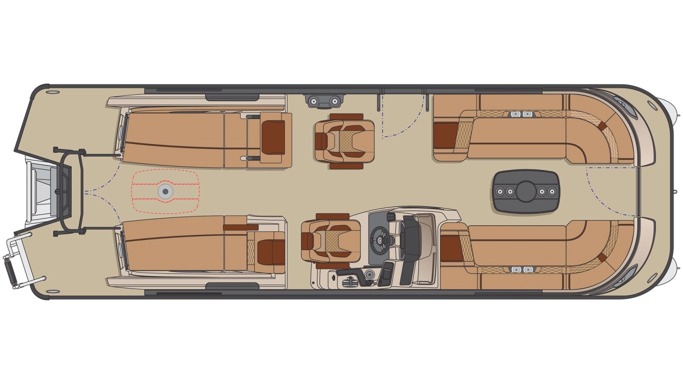 2025 Princecraft Vogue 25 XT Laguna blue metallic Without edition