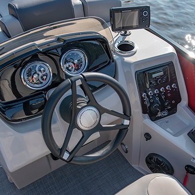 2025 Princecraft Sportfisher LX 25 2RS Ruby red Elegance Edition (excluding grey metallic accent)