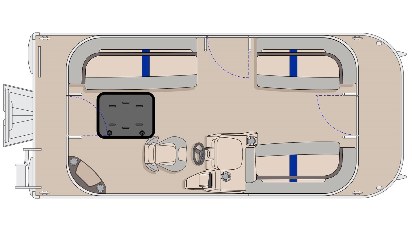 2025 Princecraft Brioe 19 Classic blue Without edition