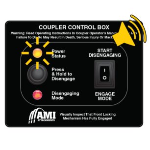 AMI PowerTilt Hydraulic Pin Grab Coupler