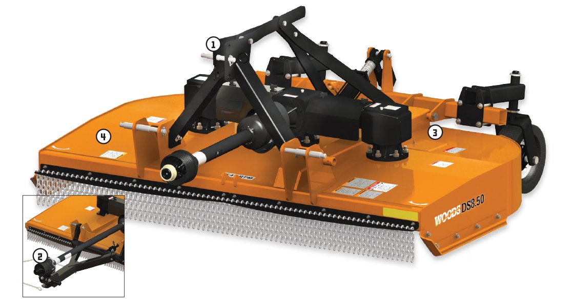 Woods Dual Spindle Cutters DSO8.50