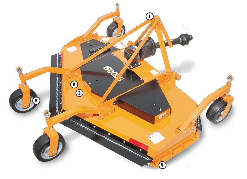 Woods Finish Mowers RD990X