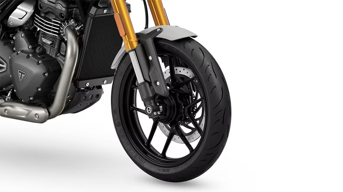 2025 Triumph SPEED 400 Caspian Blue / Storm Grey LIGHTWEIGHT CLASSIC FUN!!!