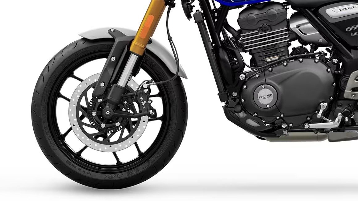 2025 Triumph SPEED 400 Caspian Blue / Storm Grey LIGHTWEIGHT CLASSIC FUN!!!