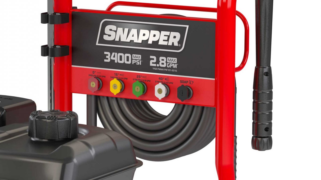 Snapper 3400 Max Psi* / 2.8 Max Gpm* Gas Pressure Washer
