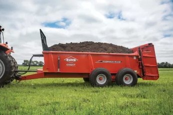 Kuhn PS 242 TRAILER HORIZONTAL/VERTICAL/SPINNER