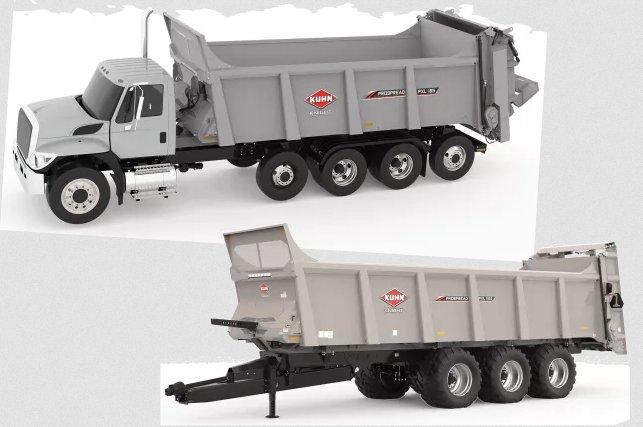 Kuhn PXL 1100 TRAILER HORIZONTAL/VERTICAL/SPINNER