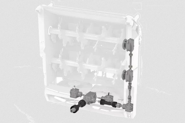 Kuhn PXL 1100 TRAILER HORIZONTAL/VERTICAL/SPINNER