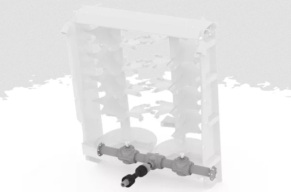 Kuhn PXL 1100 TRAILER HORIZONTAL/VERTICAL/SPINNER