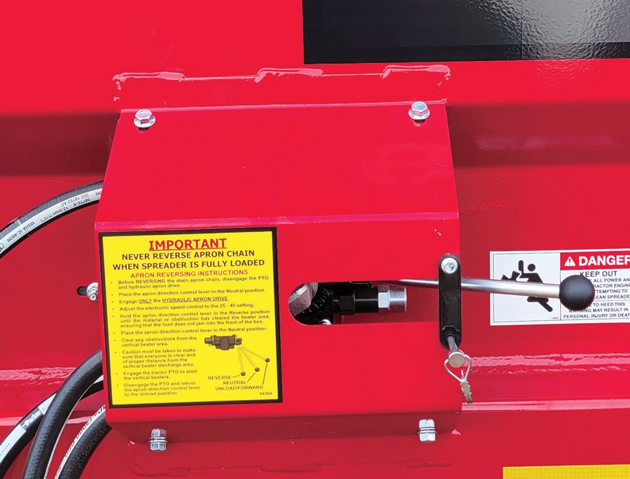 H&S PS6180 578 Cu. Ft. Struck Per ASAE S324.2 PowerSpread Manure Spreader