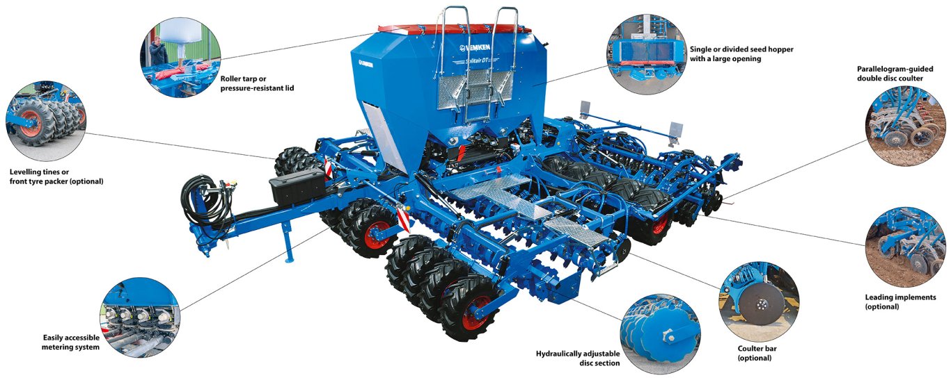 Lemken Solitair DT/900 OptiDisc H 125