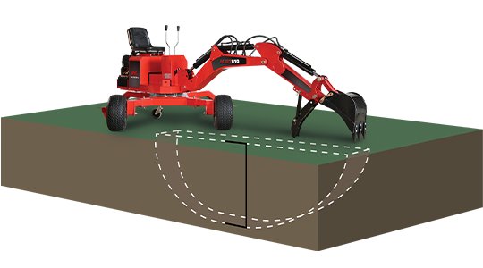 MK Martin Trailer Backhoe BT810