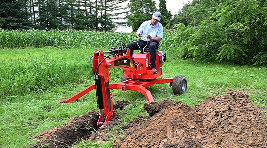 MK Martin Trailer Backhoe BT810