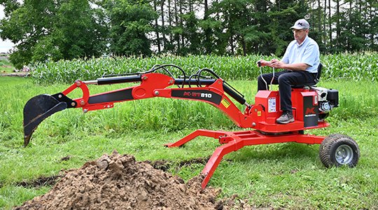 MK Martin Trailer Backhoe BT810