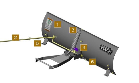 Bercomac 48 Snow Blade