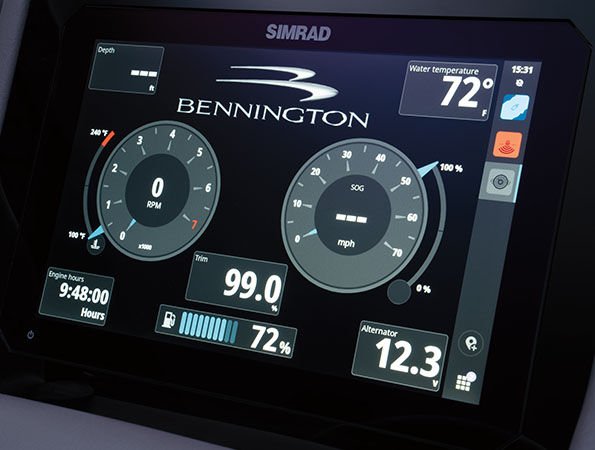 2026 Bennington 21SSR 115HP YAMAHA