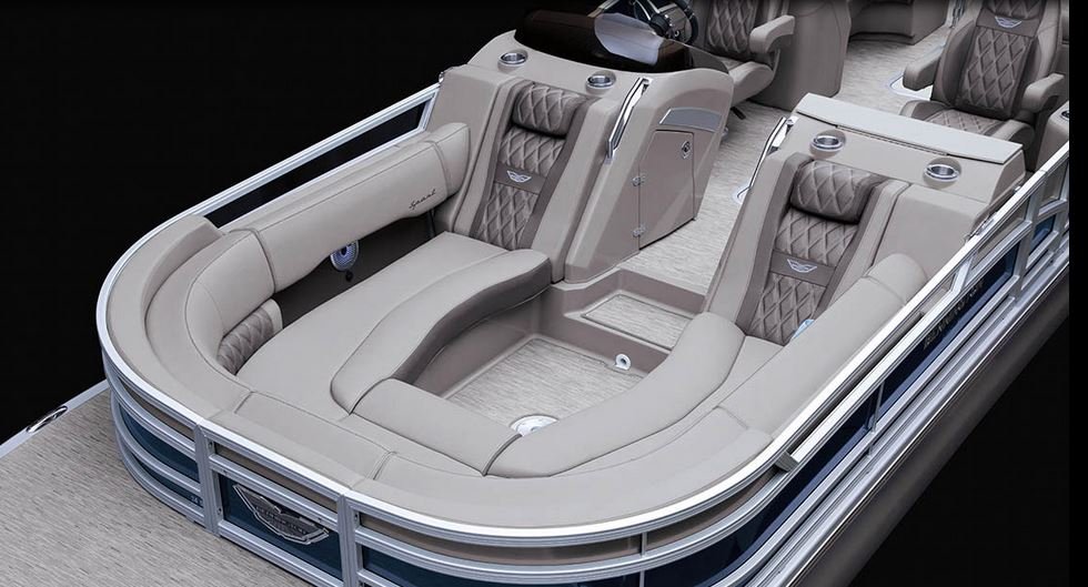 2026 Bennington R Bowrider Line 24 RT Fastback Quad Bench