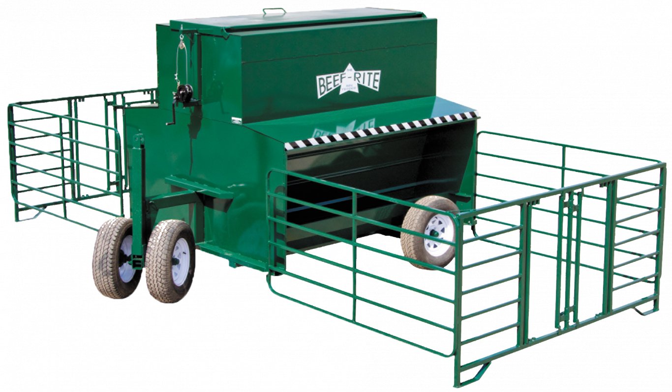 Martin's Hay Feeders Beef Rite 308 T with Penning