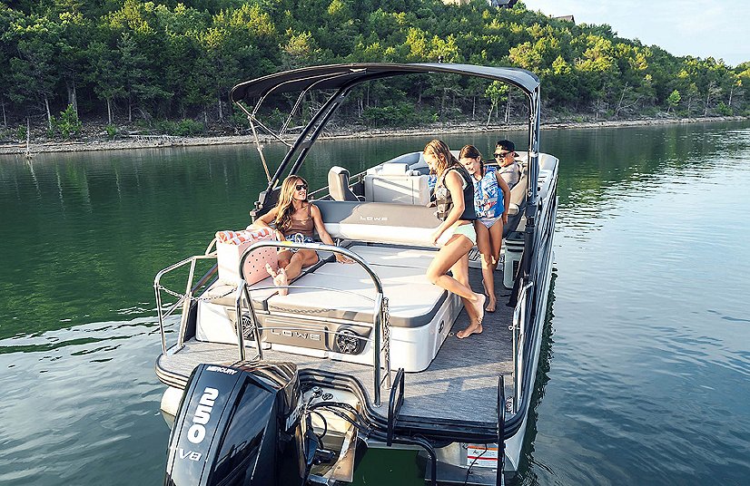 2025 Lowe Boats RS 270 EL Indigo Blue Metallic Exterior Slate w/ Granite Upholstery