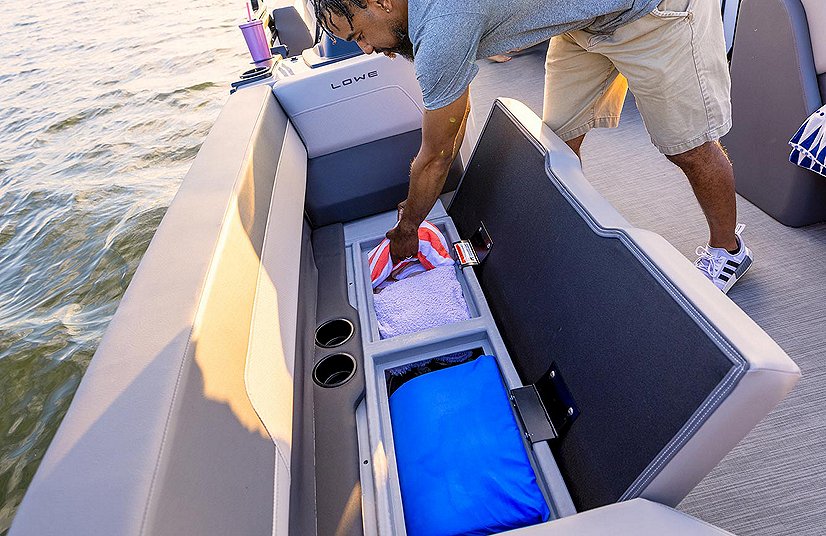 2026 Lowe Boats LS 230 WT Indigo Blue Metallic Fence