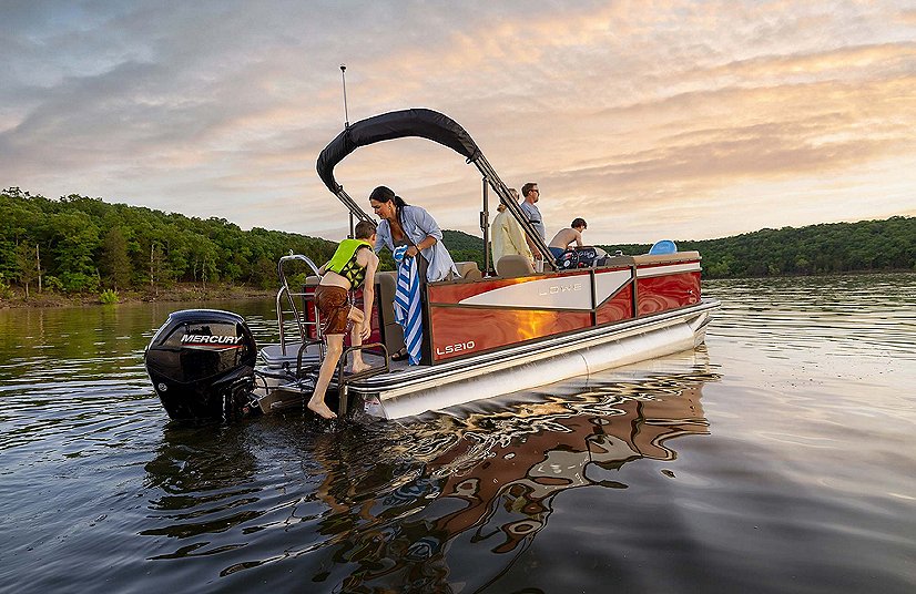 2026 Lowe Boats LS 230 Custom Graphic Black Metallic