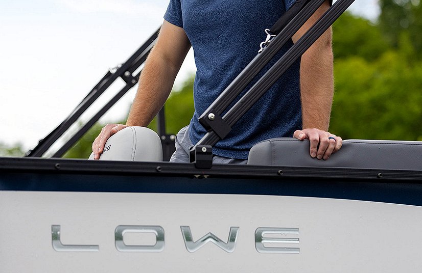 2026 Lowe Boats LS 190 Custom Graphic Black Metallic