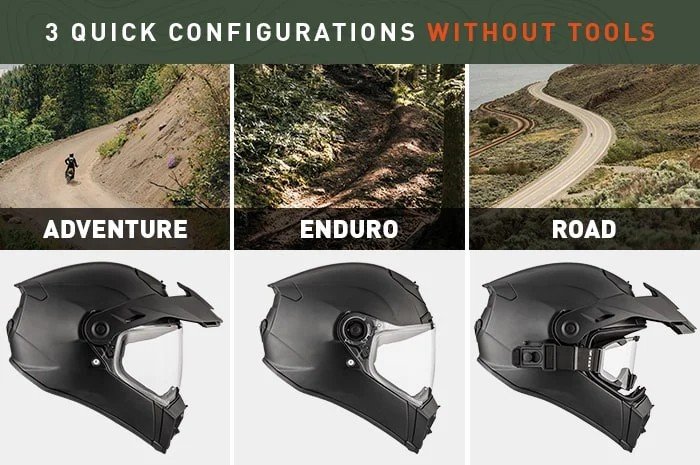 CKX ATLAS Adventure Motorcycle Helmet