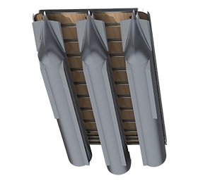 2025 Armada Excursion X 208 BLACK OUTER SHEET 3 Tubes