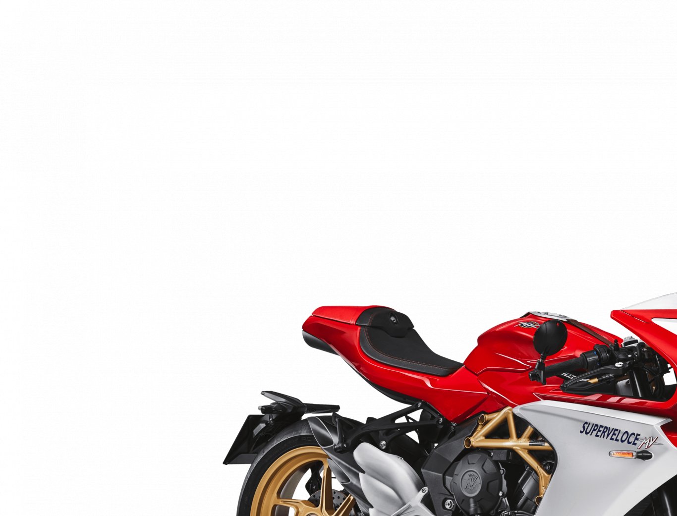 2022 MV Agusta Superveloce 800 Yellow / Silver with Black Wheels