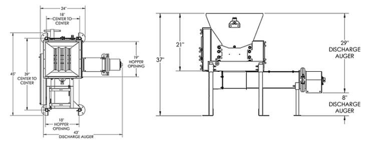 Automatic Electric Low Profile Mills