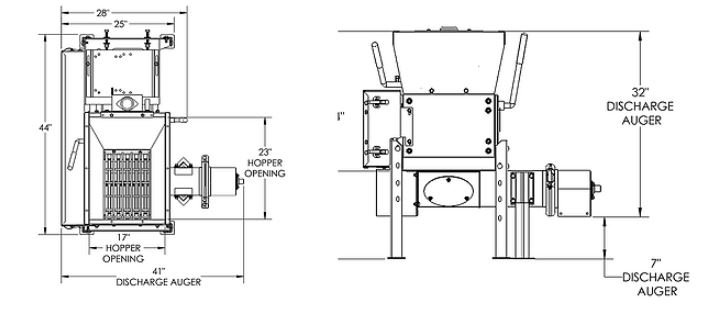 Automatic Electric Low Profile Mills